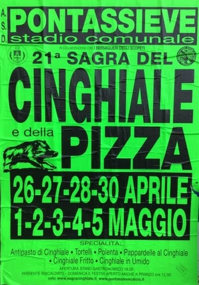 Sagra Cinghiale Pontassieve 2019