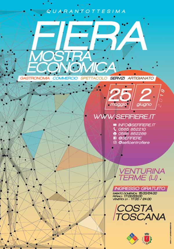 48° Fiera di Venturina 2019 - Mostra Economica - Manifesto