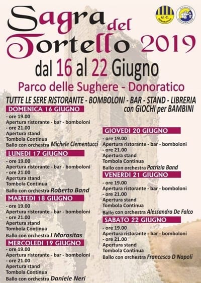 Sagra Tortello Donoratico 2019