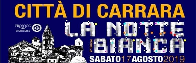 Eventi Carrara Agosto 2019