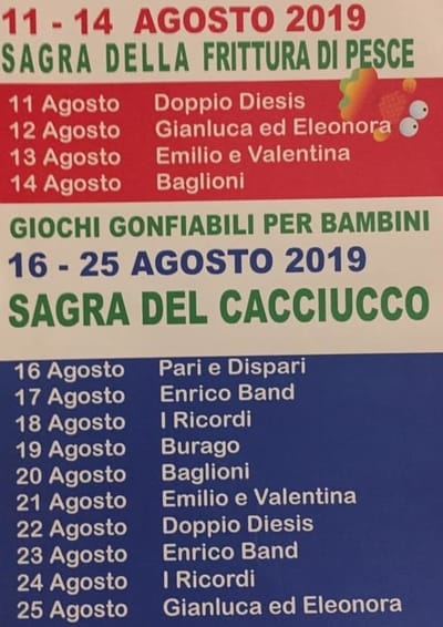 Programma serate