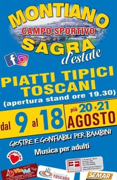 Sagra Piatti Tipici Montiano