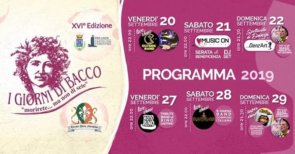 Giorni di Bacco 2019