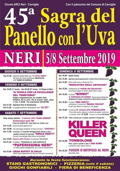 Sagra Panello Uva Neri 2019