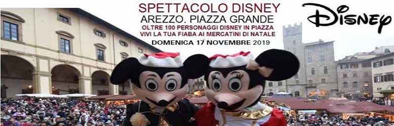 Spettacolo Disney 2019 ad Arezzo - Piazza Grande Parata Disney
