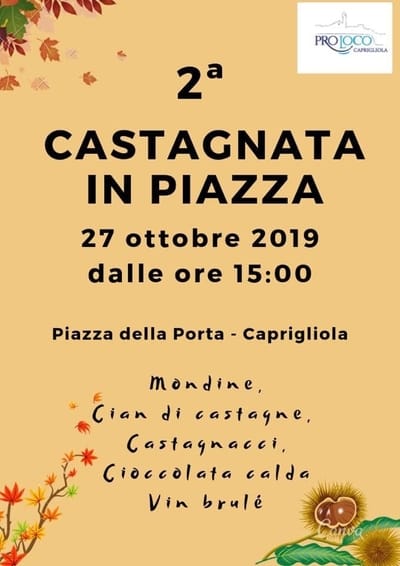 Castagnata in Piazza 2019 Caprigliola