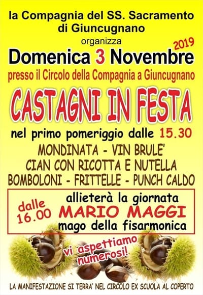 Castagni in Festa 2019 Sillano Giuncugnano