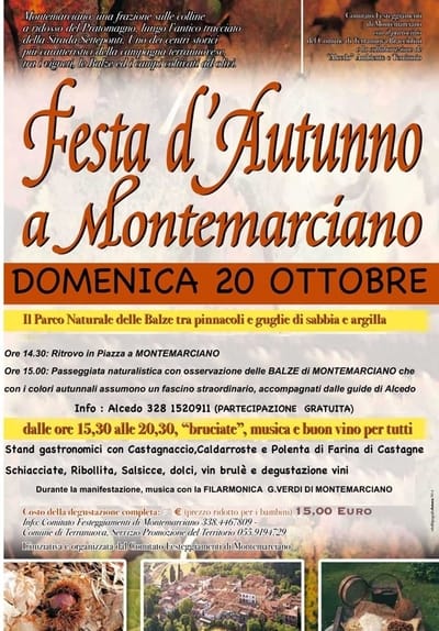 Festa Autunno Montemarciano 2019