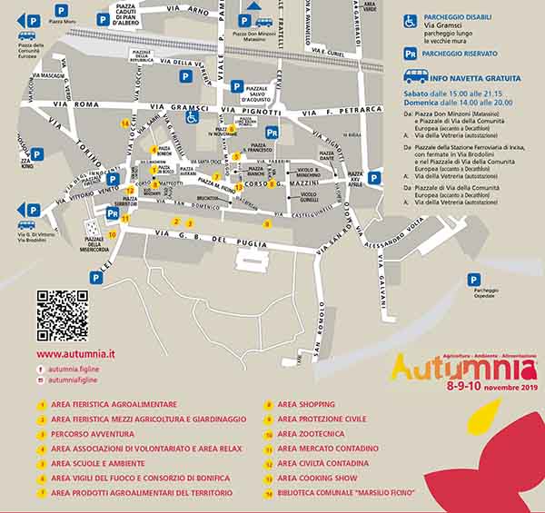 Cartina Autumnia 2019 a Figline Incisa Valdarno