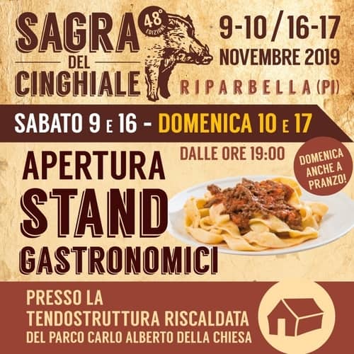 Sagra Cinghiale Riparbella 2019