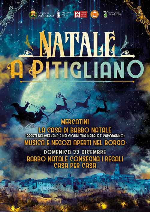 Manifesto Natale a Pitigliano 2019