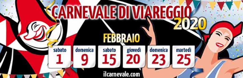 Carnevale di Viareggio 2020 a Febbraio 6 Corsi Mascherati