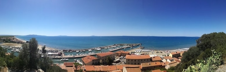 Mare Tirreno foto panoramica