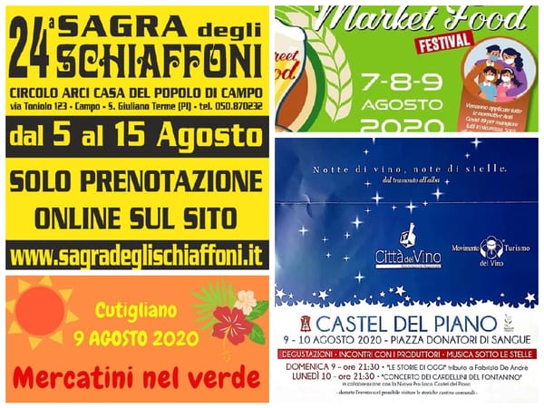 Eventi Agosto Toscana