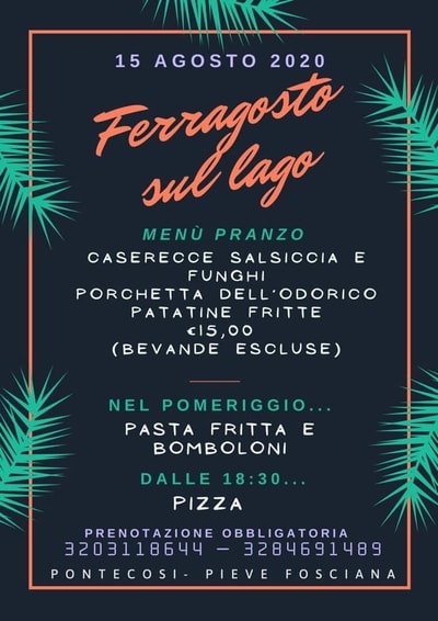 Ferragosto Lago di Pontecosi 2020