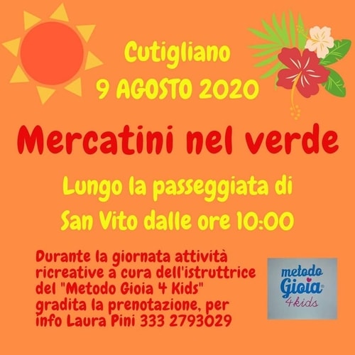 Mercatini Cutigliano 9 agosto