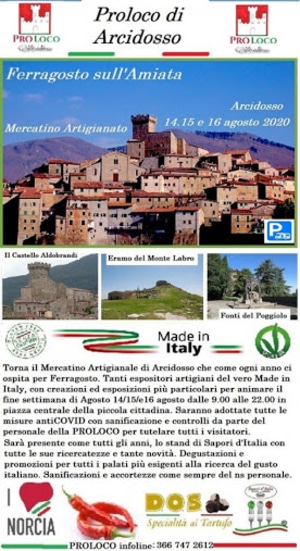Mercatino Ferragosto Arcidosso