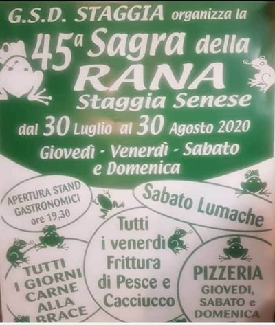 Sagra della Rana Staggia 2020