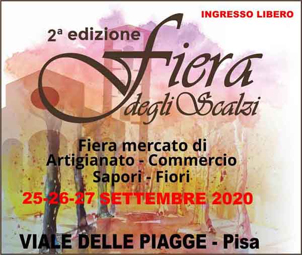 Fiera degli Scalzi 2020 Pisa Viale delle Piagge