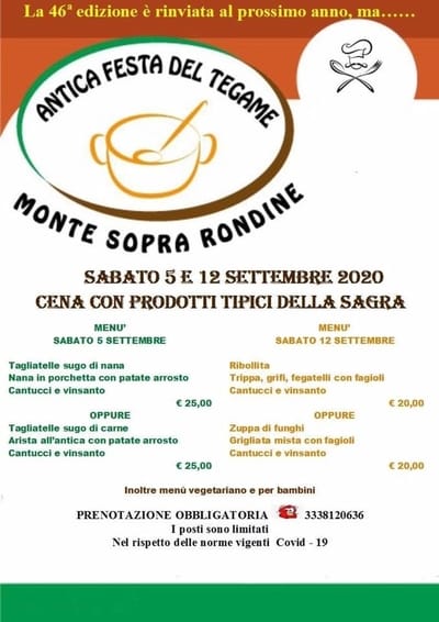 Antica Festa del Tegame 2020