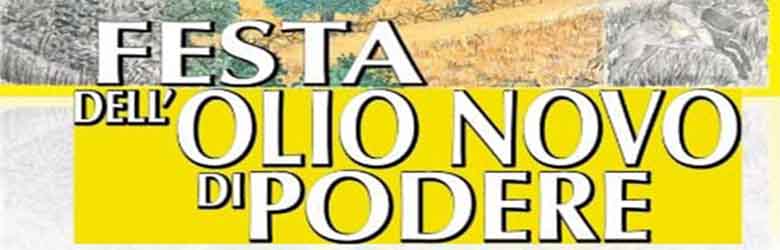Festa dell'Olio Novo di Podere 2020 a Trequanda Siena