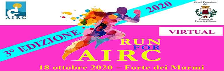 RUN for AIRC Forte dei Marmi 2020