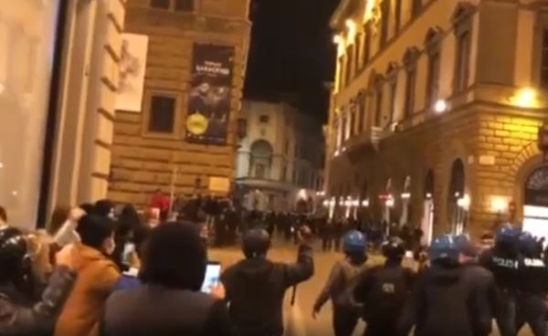 Scontri a Firenze venerdi