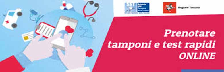 Prenotazione Online dei Tamponi Covid-19 Regione Toscana