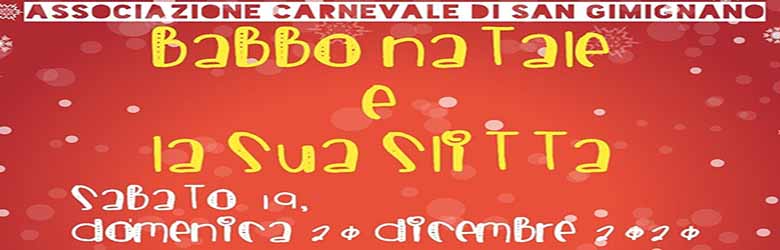Babbo Natale a San Gimignano 2020