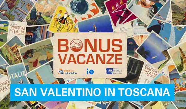 Bonus Vacanze San Valentino in Toscana
