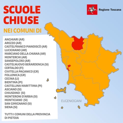 Scuole Chiuse Toscana 8 Marzo