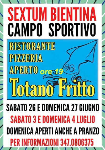 Festa del Totano Bientina 2021