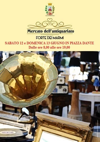 Mercatino Antiquario Forte dei Marmi Giugno 2021