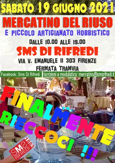 Mercatino Rifredi Giugno 2021