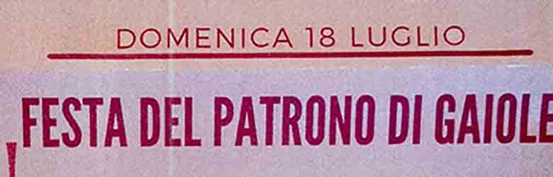 Festa di San Sigismondo a Gaiole in Chianti - 18 Luglio 2021