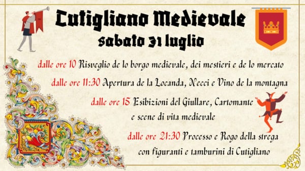 Cutigliano Medievale Luglio 2021