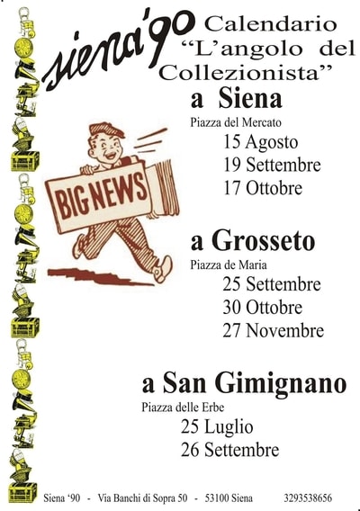 Mercatini Collezionismo Toscana 2021