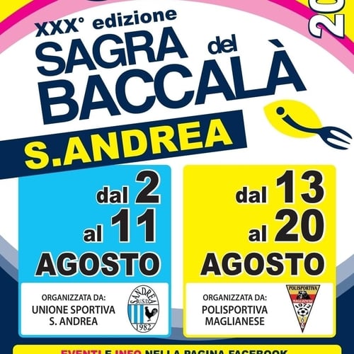 Sagra Baccala 2021 Sant'Andrea