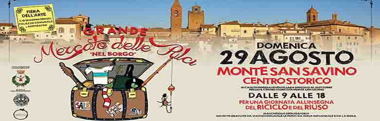 Mercato delle Pulci Monte San Savino 29 Agosto 2021