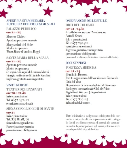 Calici di Stelle Siena 2021