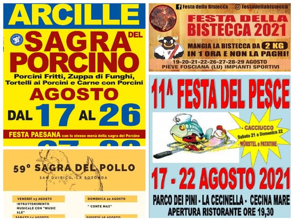 Eventi Toscana Weekend 20 21 22 Agosto 2021