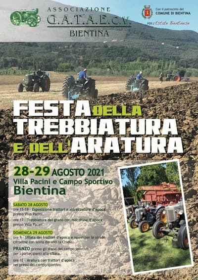 Festa Trebbiatura Aratura Bientina 2021