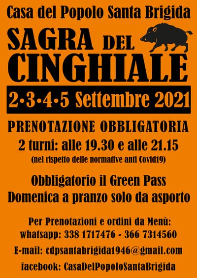 Sagra Cinghiale Santa Brigida 2021