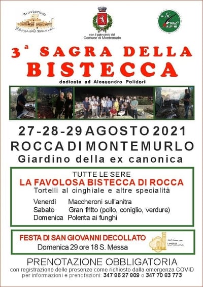 Sagra della Bistecca Montemurlo 2021