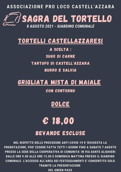 Sagra Tortello Castell Azzara 2021
