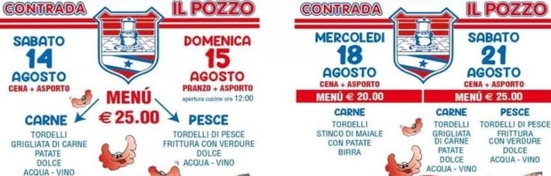 Sagre Seravezza Agosto 2021