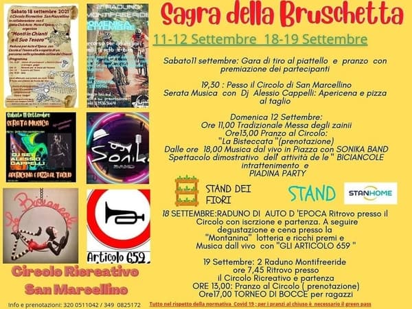 Sagra Bruschetta Monti in Chianti 2021