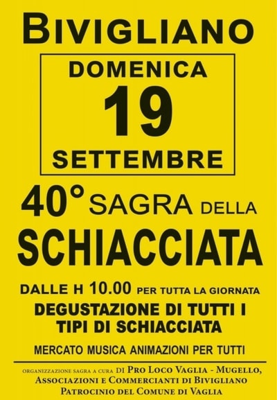 Sagra della Schiacciata Bivigliano 2021