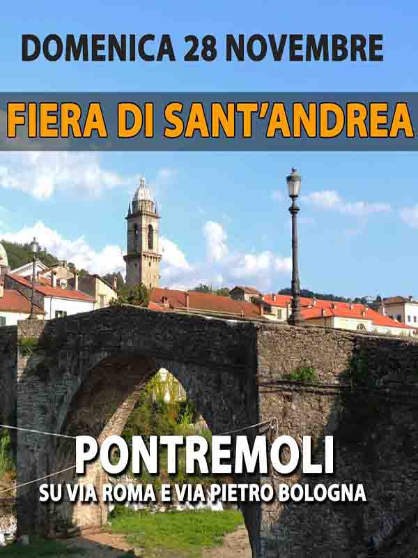 Manifesto Fiera di Sant'Andrea a Pontremoli - 28 Novembre 2021