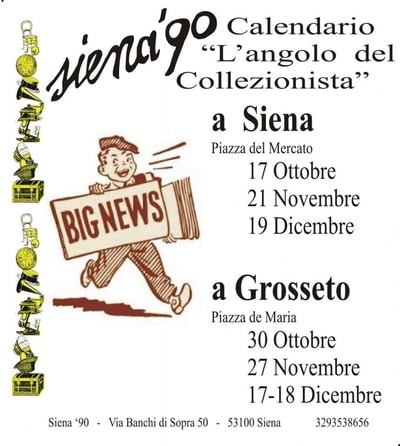 Angolo Collezionista Siena Novembre 2021